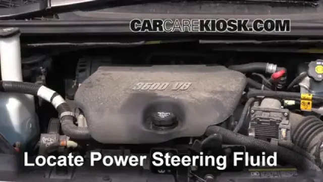 2005 Buick Terraza CX 3.5L V6 Líquido de dirección asistida Controlar nivel de líquido